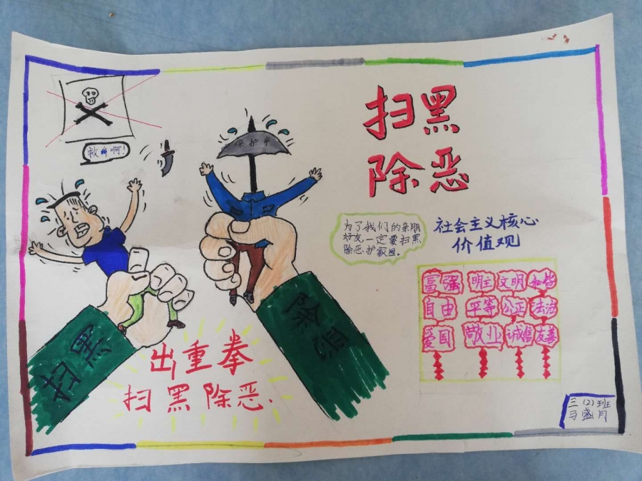 预防校园欺凌手抄报 - 吴忠市红寺堡区第二小学
