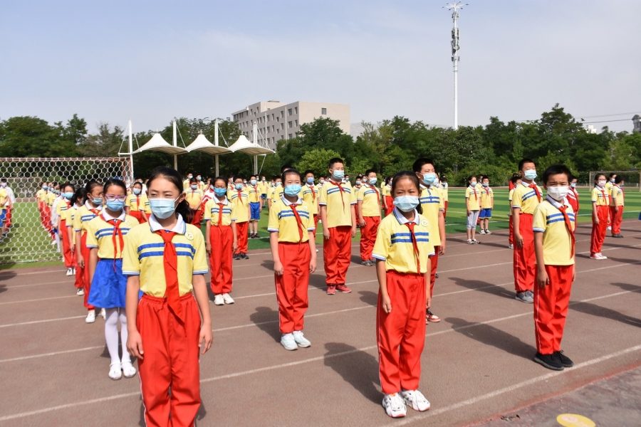 学校地震撤离演练 - 石嘴山市第十五小学 - 宁夏教育