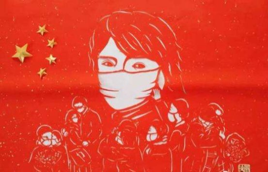 D:照片库2020年照片疫情防控相关照片疫情防控学生作品剪纸作品1.jpg