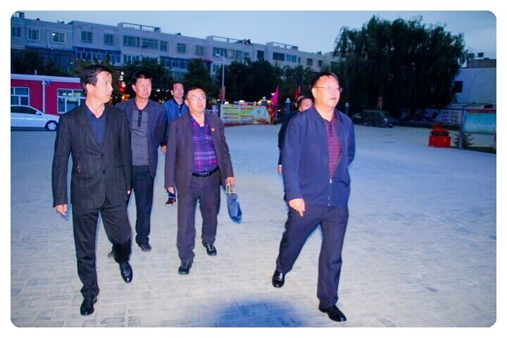 马天科局长一行到海原四中调研工作