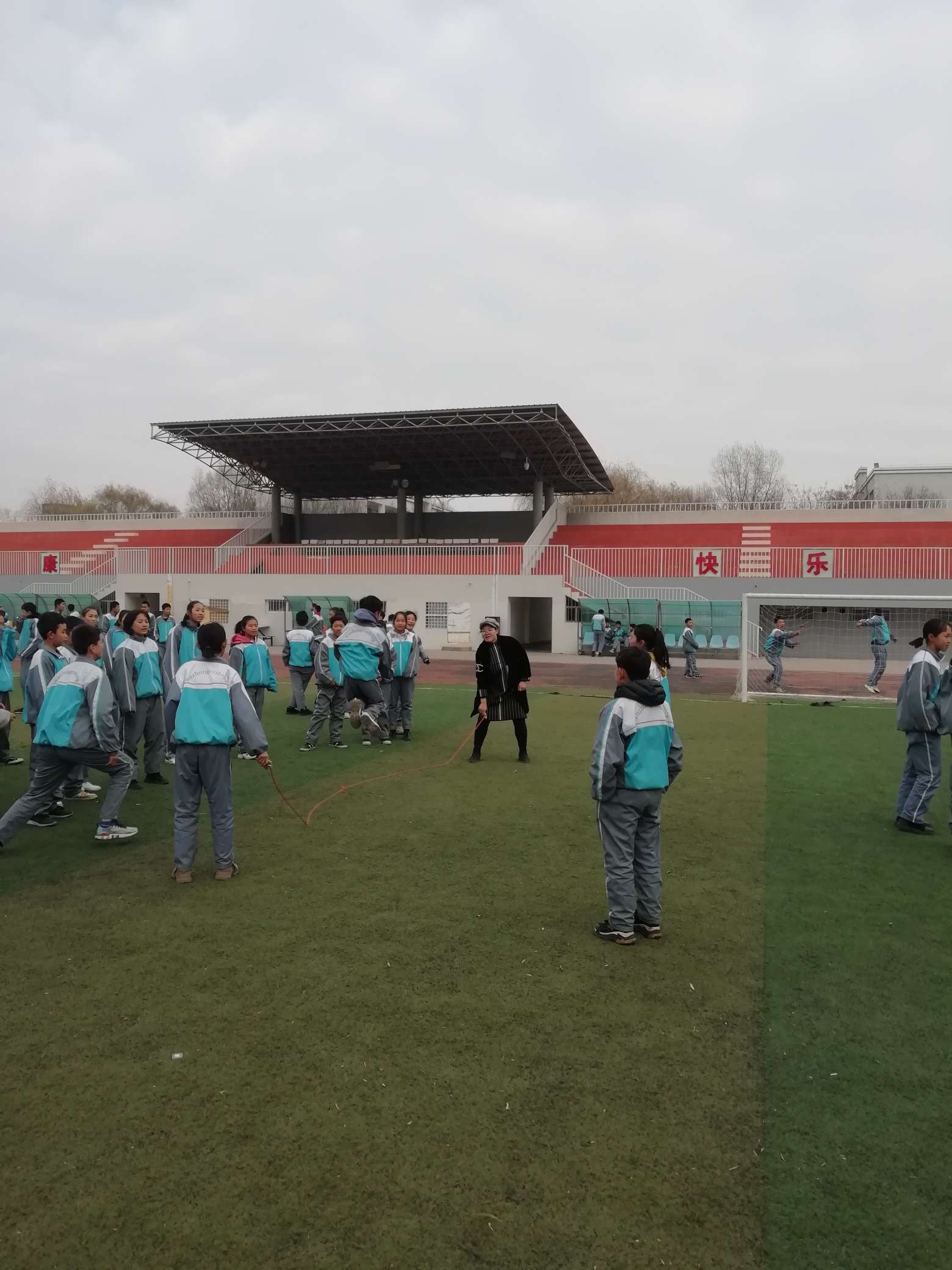 吴忠市第二中学大课间活动掠影