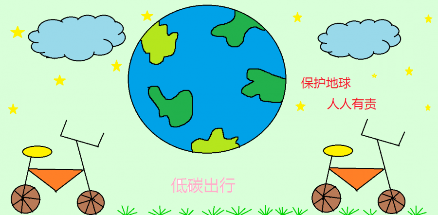 西夏区第十八小学学生参加电脑绘画作品