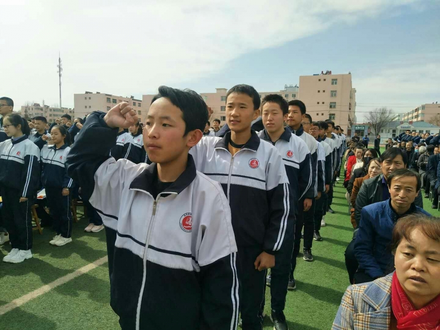 盐池一中2019届中考百日冲刺誓师大会